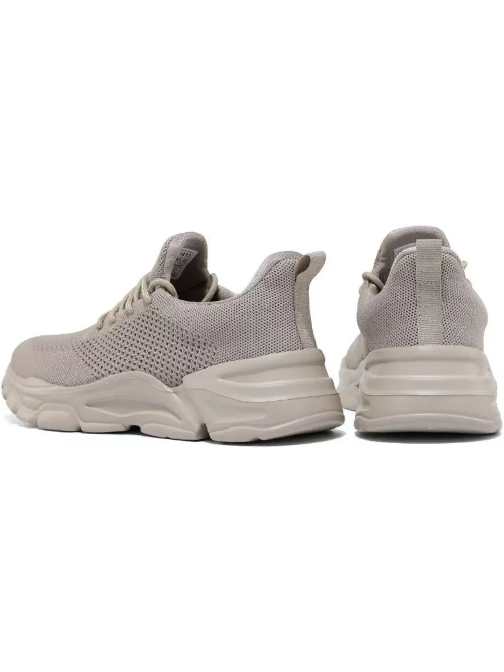 🆕Men's Khaki Slip on Walking Shoes Ultra Light Breathable Running Shoes
